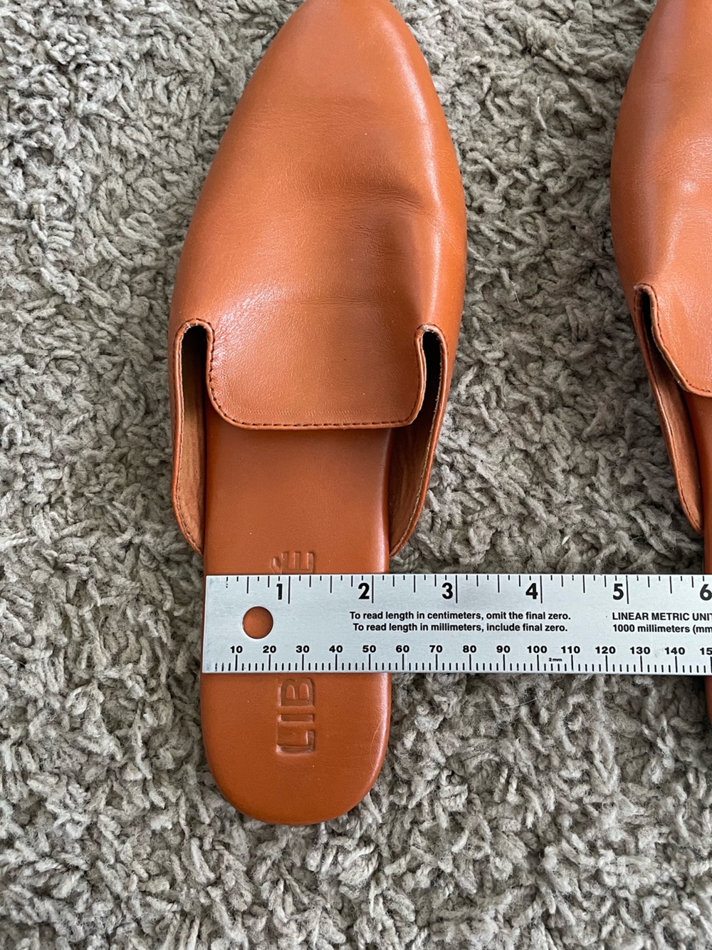 Liberte The Modern Mule in Cognac Tan Brown Leather size 8 - Picture 11 of 12